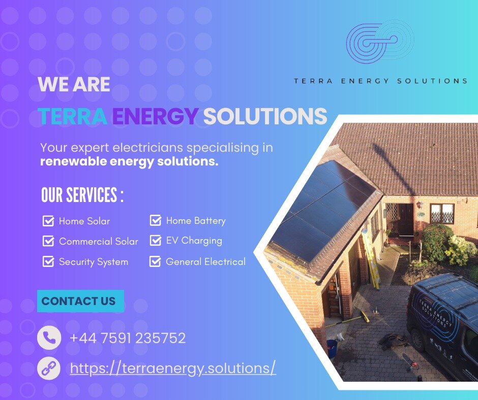 We are Terra Energy Solutions. Specialising in solar PV and home battery systems, we're here to help you save on energy costs and support a greener planet. Our experienced team is committed to delivering reliable and efficient solutions tailored to t