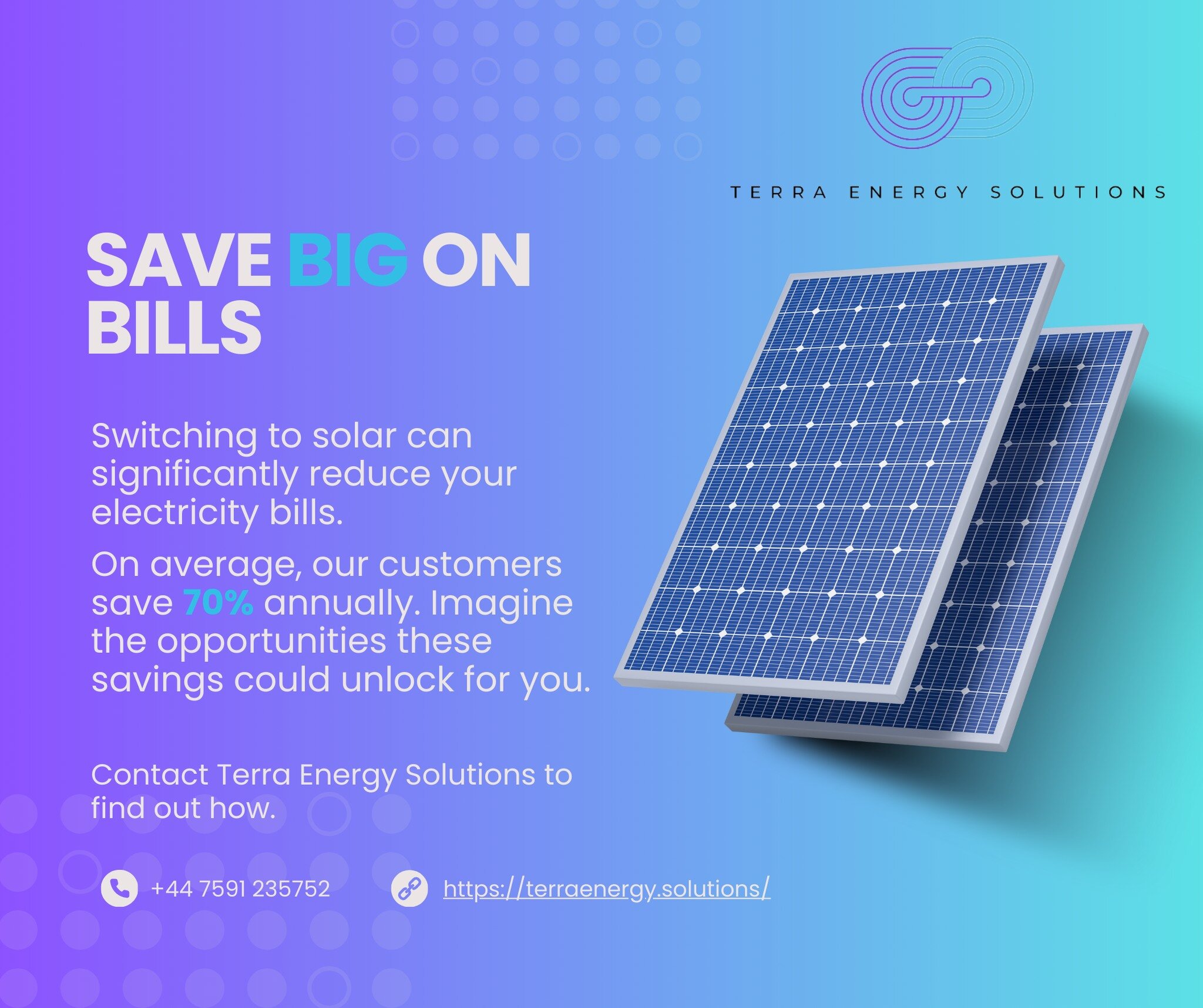 💡✨ Dreaming of lower electricity bills? Our customers are living that dream, saving up to 70% annually by switching to solar! Imagine the possibilities with those savings. Ready to make the switch? Contact us today to start your journey to significa