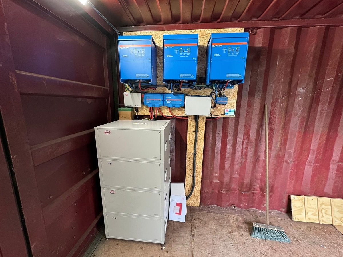 Off grid? No problem! #offgrid #victron #byd