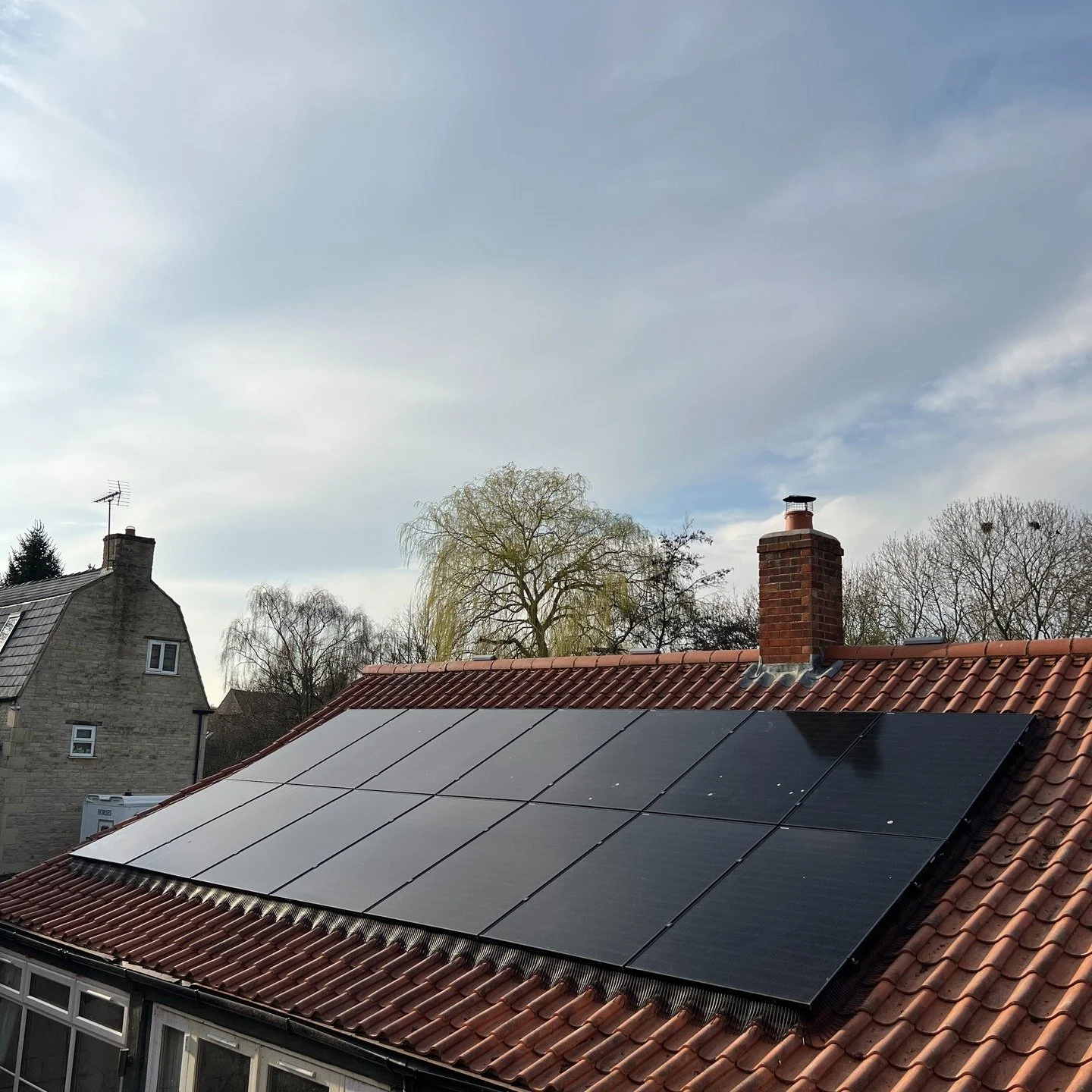 A solar PV installation in the Grantham area 🌝