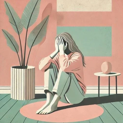 a woman covering her face due to stigma and shame. our emdr therapists help heal shame and stigma with holistic therapy in los angeles & san francisco