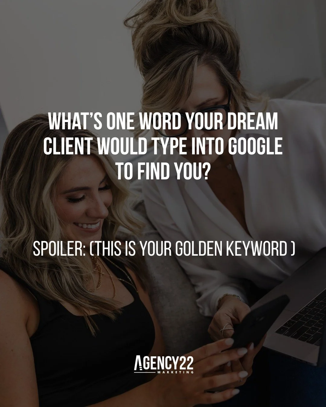 If your dream client typed one thing into Google right now&hellip; what would it be?
(Not your business name &mdash; but the actual words they&rsquo;d search if they didn&rsquo;t know you yet.)

👇 Drop one word or phrase in the comments that your dr
