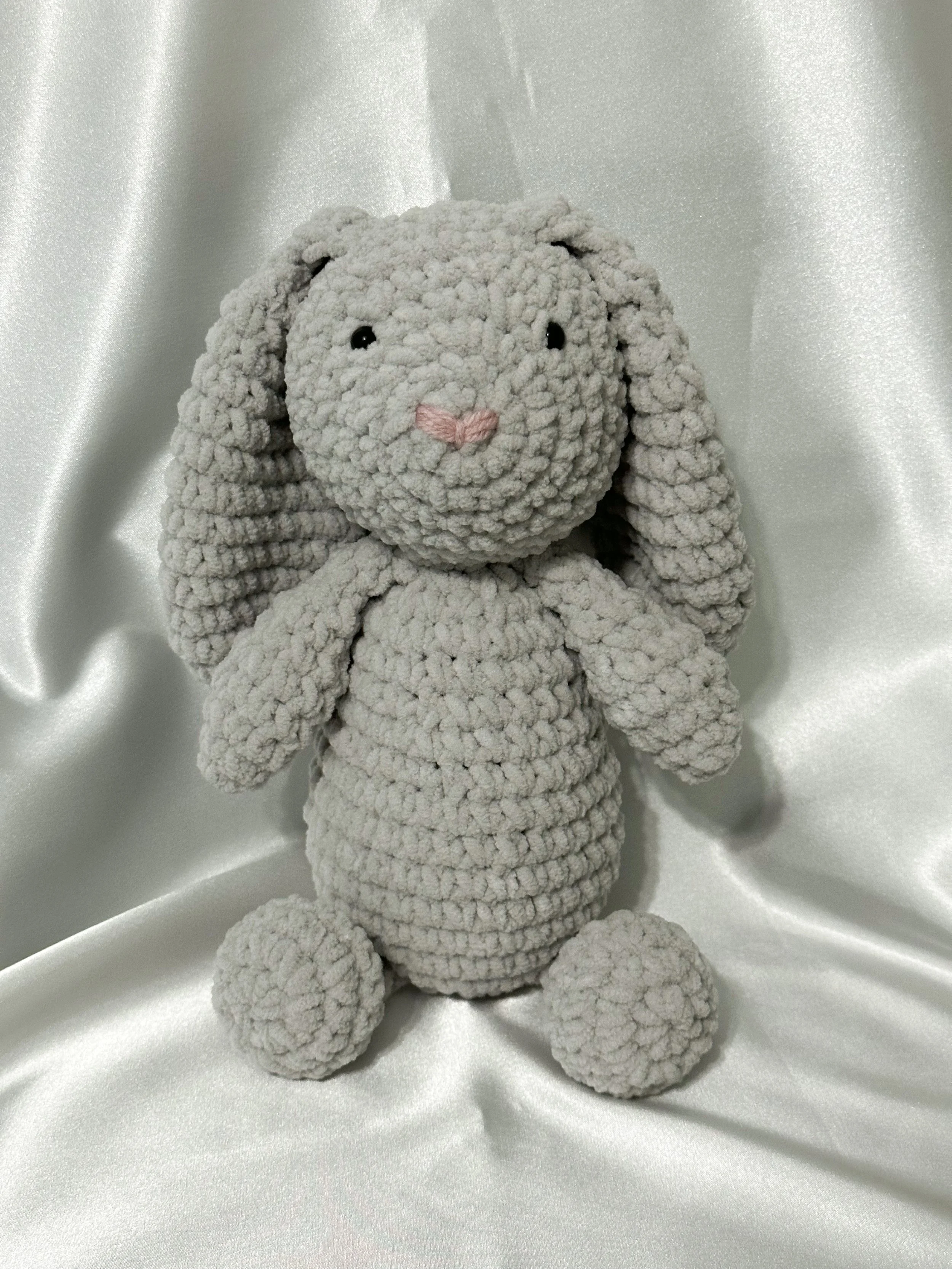 Grey Crochet Bunny