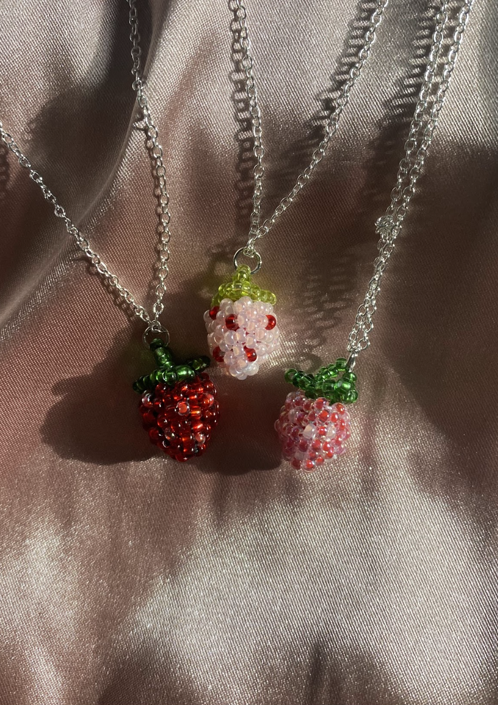 Matching Strawberry Necklace