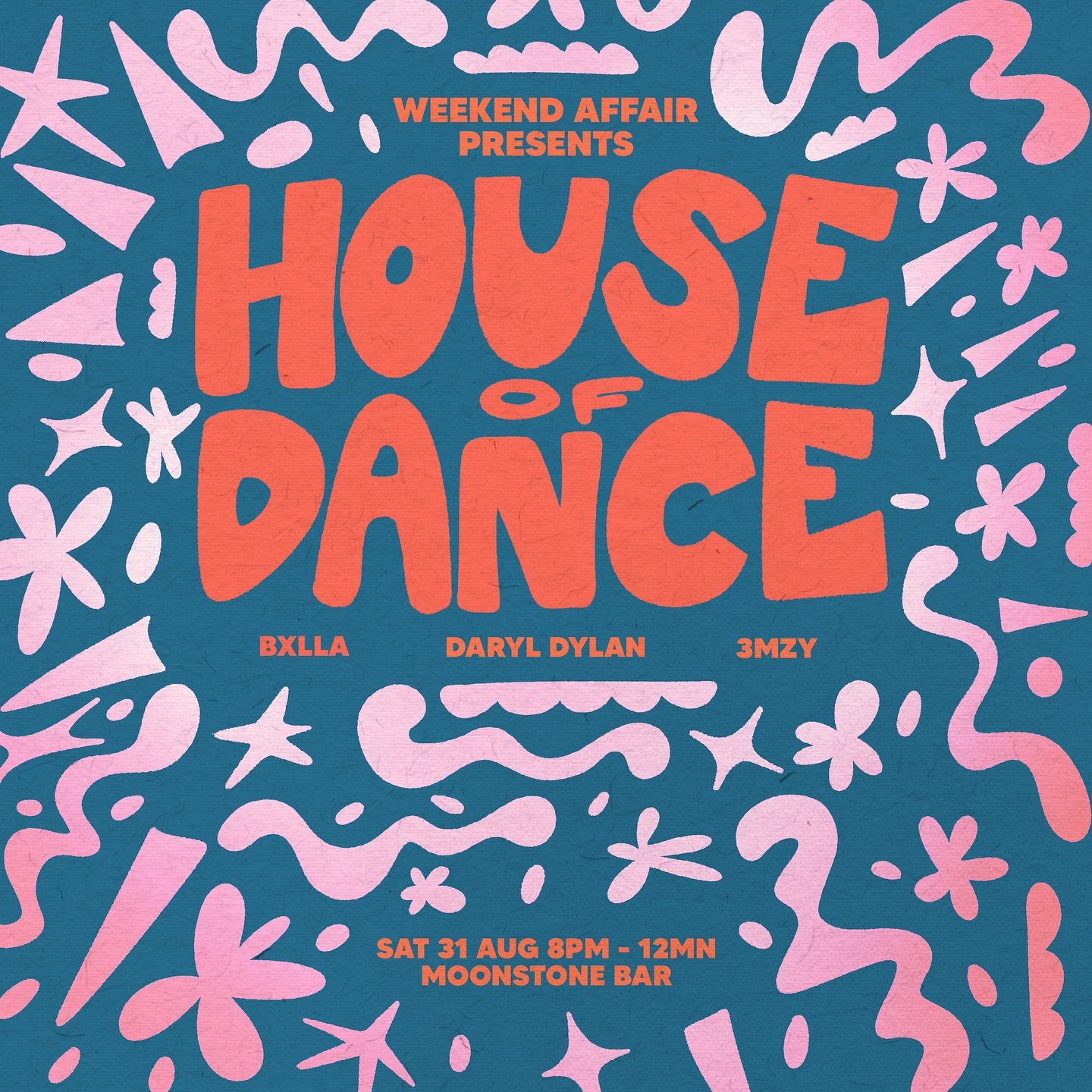 It&rsquo;s gonna be a housey affair as WEEKEND AFFAIR presents HOUSE OF DANCE at MOONSTONE BAR! With DJs @bxllazinn_ @emzymeow and @daryldylan_ 
 
@weekendaffair.sg
@daryldylan_
@g4briellelouise
@bxllazinn_

Sat 31 Aug
8pm to 12mn
Moonstone Bar (Telo