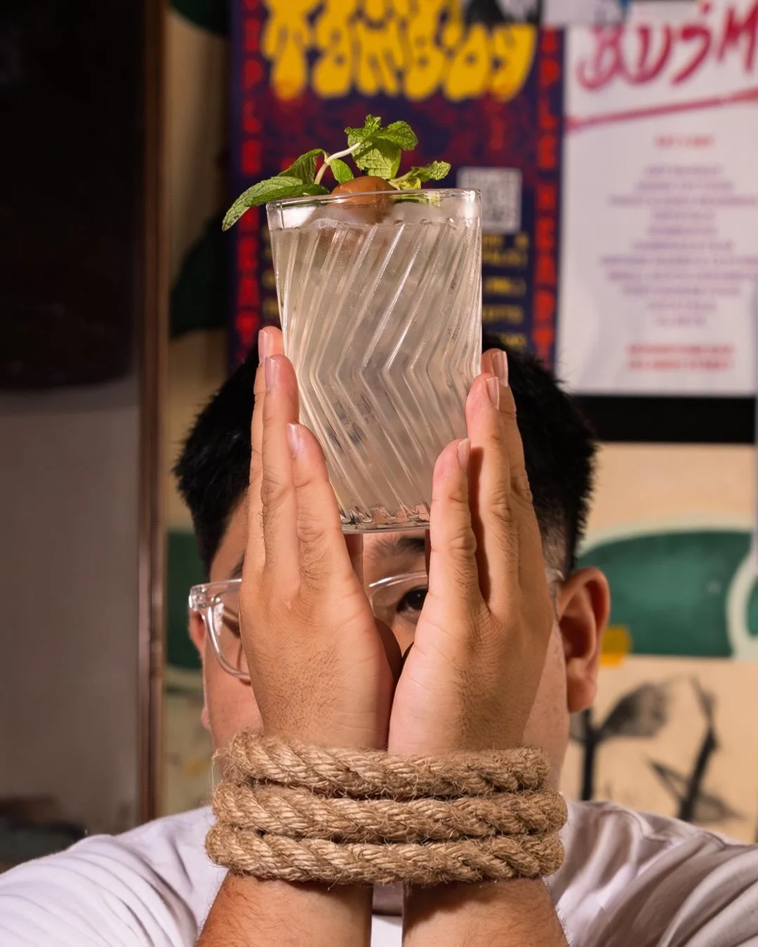 March Special Cocktail: Thai Me Up.

Four Pillars Gin, Ancho Reyes, salted plum brine, lemongrass citrus, soda.

Spicy. Bright. Slightly dangerous.