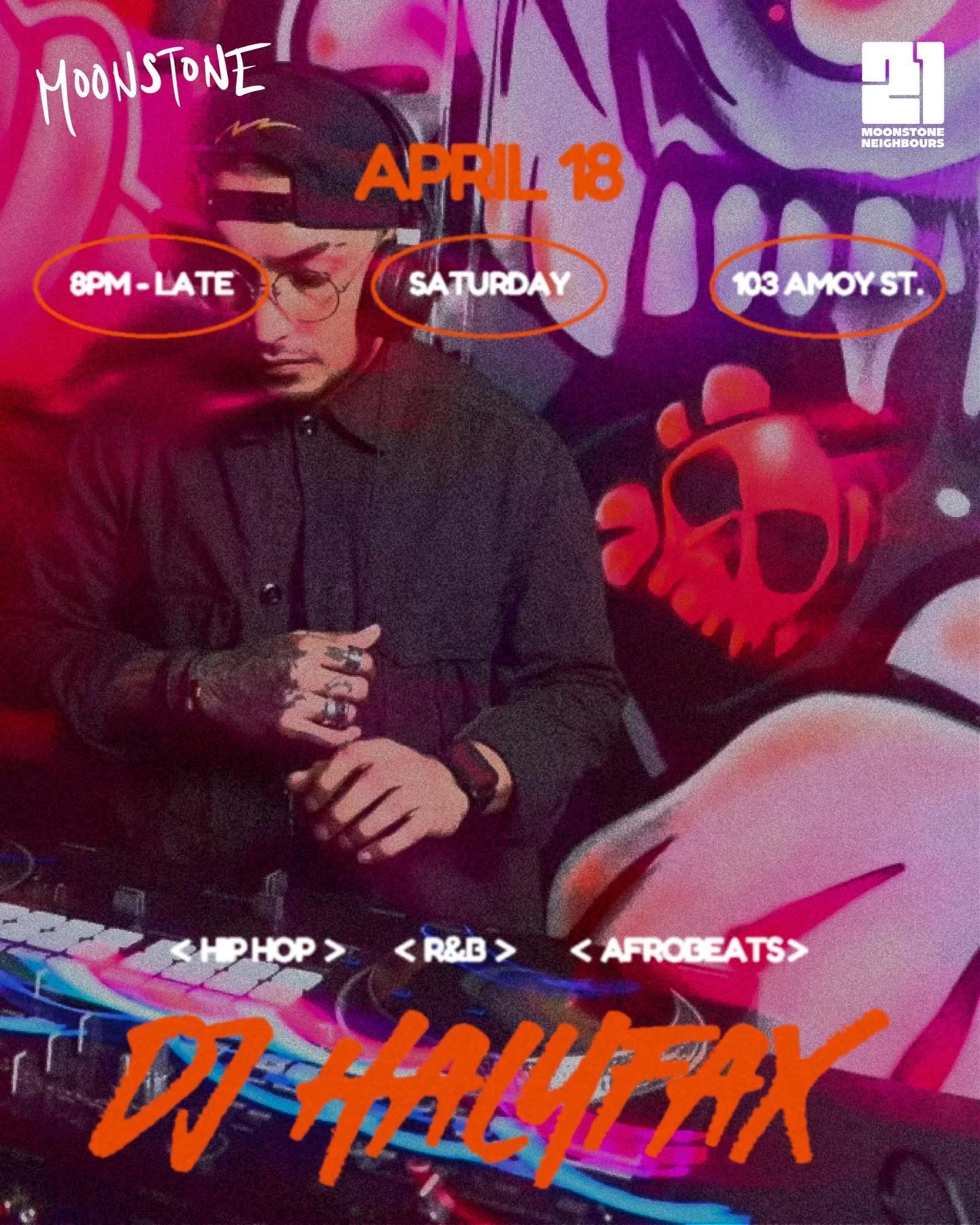 DJ @djhalyfax is on tonight, starting easy with hip hop and R&amp;B before turning it up with afrobeats, amapiano and afro house.

No dress code, no pressure. Just come through and let the night do its thing.

🎟️ FREE ENTRY
📅 18 APRIL, SATURDAY
🕖 