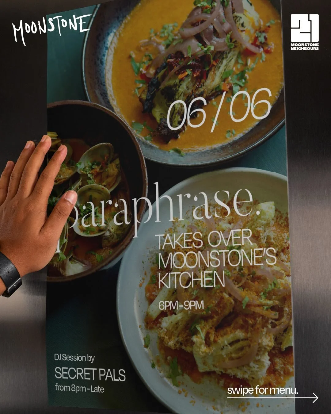 We&rsquo;ve been trying to get @paraphrase._ into Moonstone for a while now.

If you&rsquo;ve heard of them, you&rsquo;ll know why.

Located in Fortune Centre with just eight seats, Paraphrase has quietly become one of Singapore&rsquo;s most coveted 
