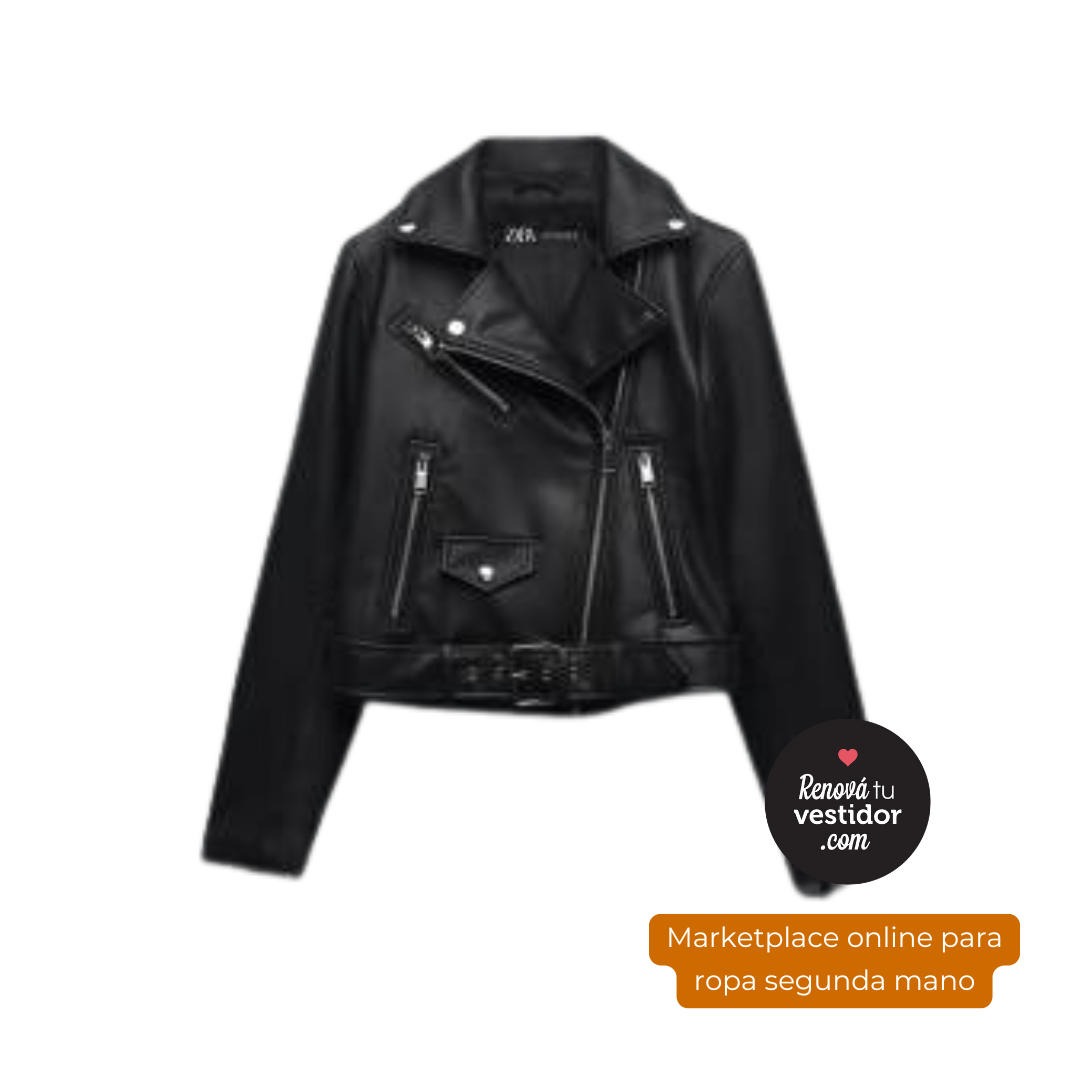 Campera de cuero segunda mano