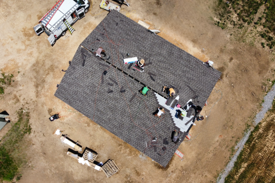 New residential roof installation in Rockwood Tennessee