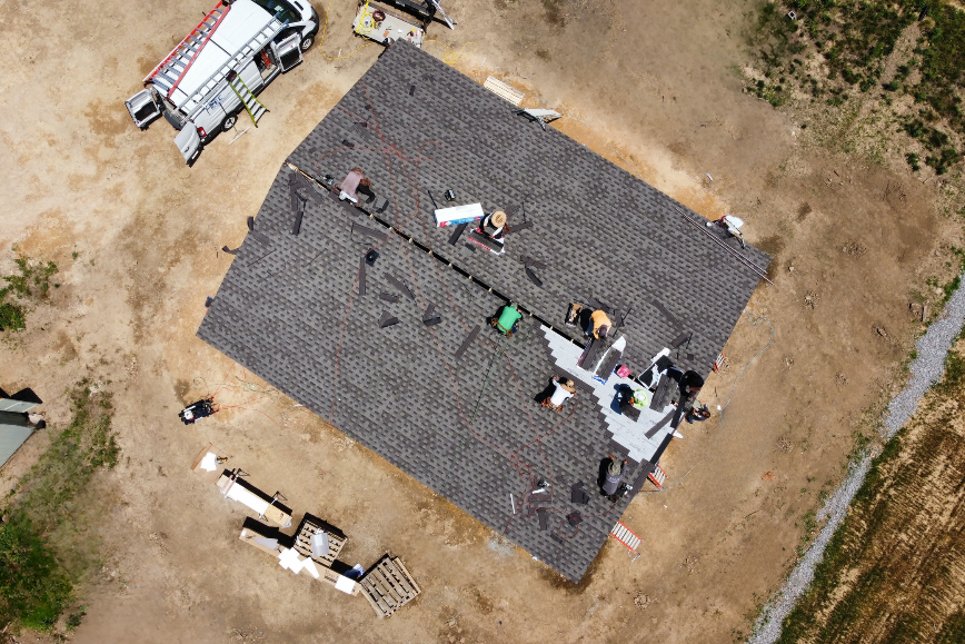 roof maintenance inspection on residential home in Tennessee