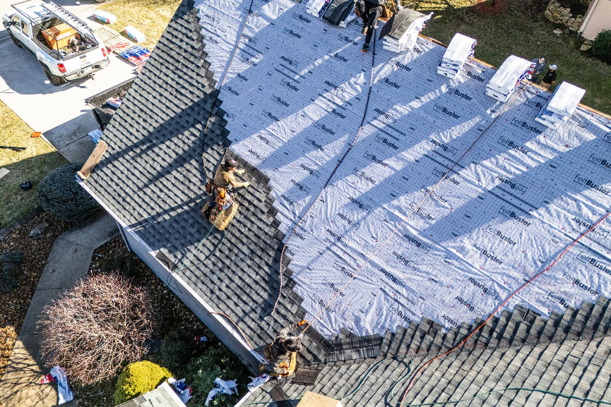 roof inspection performed by roofing contractor to estimate roofing project cost