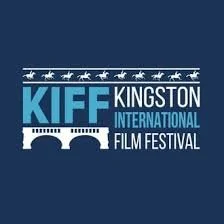 Logo for Kingston International Film Festival (KIFF) featuring a bridge and film reel design
