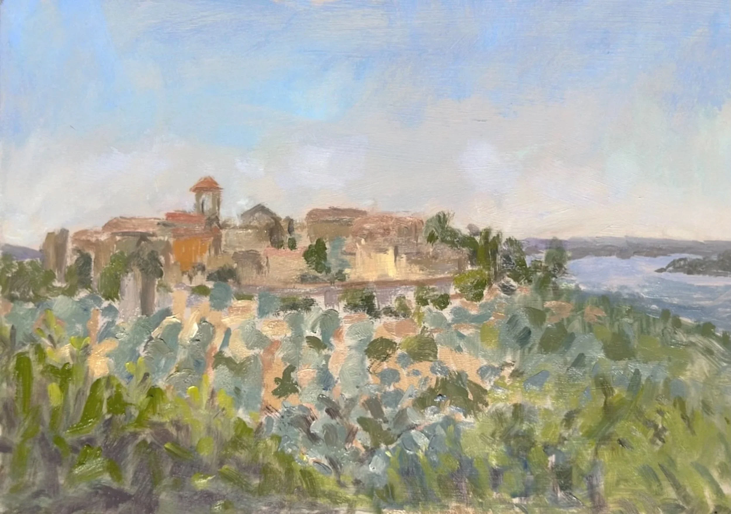 Lake Trasemino, Umbria  -
Oil on Board *sold*
Giclee print (1 of 2) - available £100
(30 x 21 cm)
