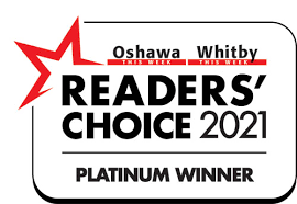 Durham Readers' Choice Awards 2021 Platinum Winner Best Chiropractic Clinic 