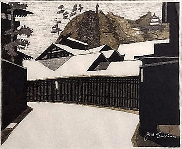 Junichiro Sekino,
Village Snowscape, 1970
