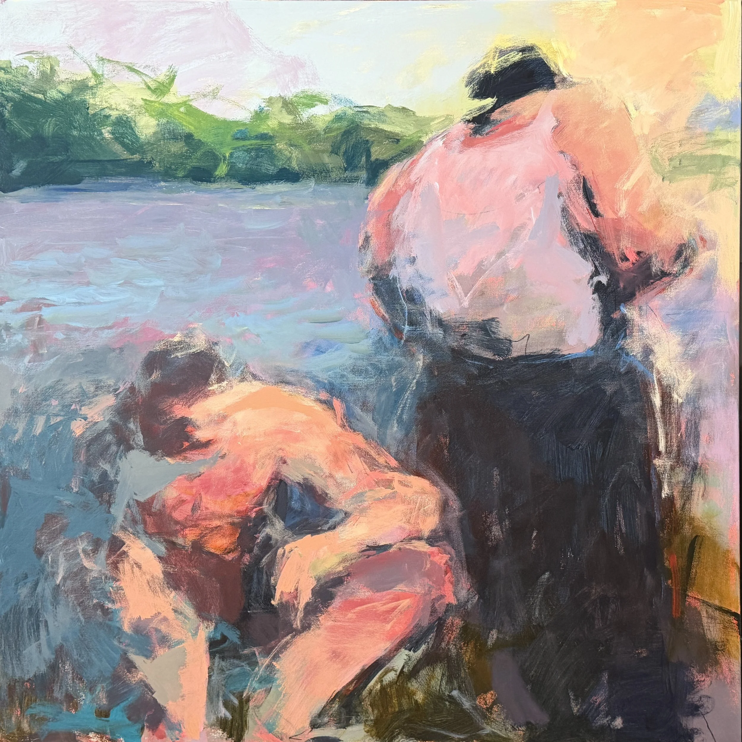 Fishing Light | Acrylic on Canvas | 36x36