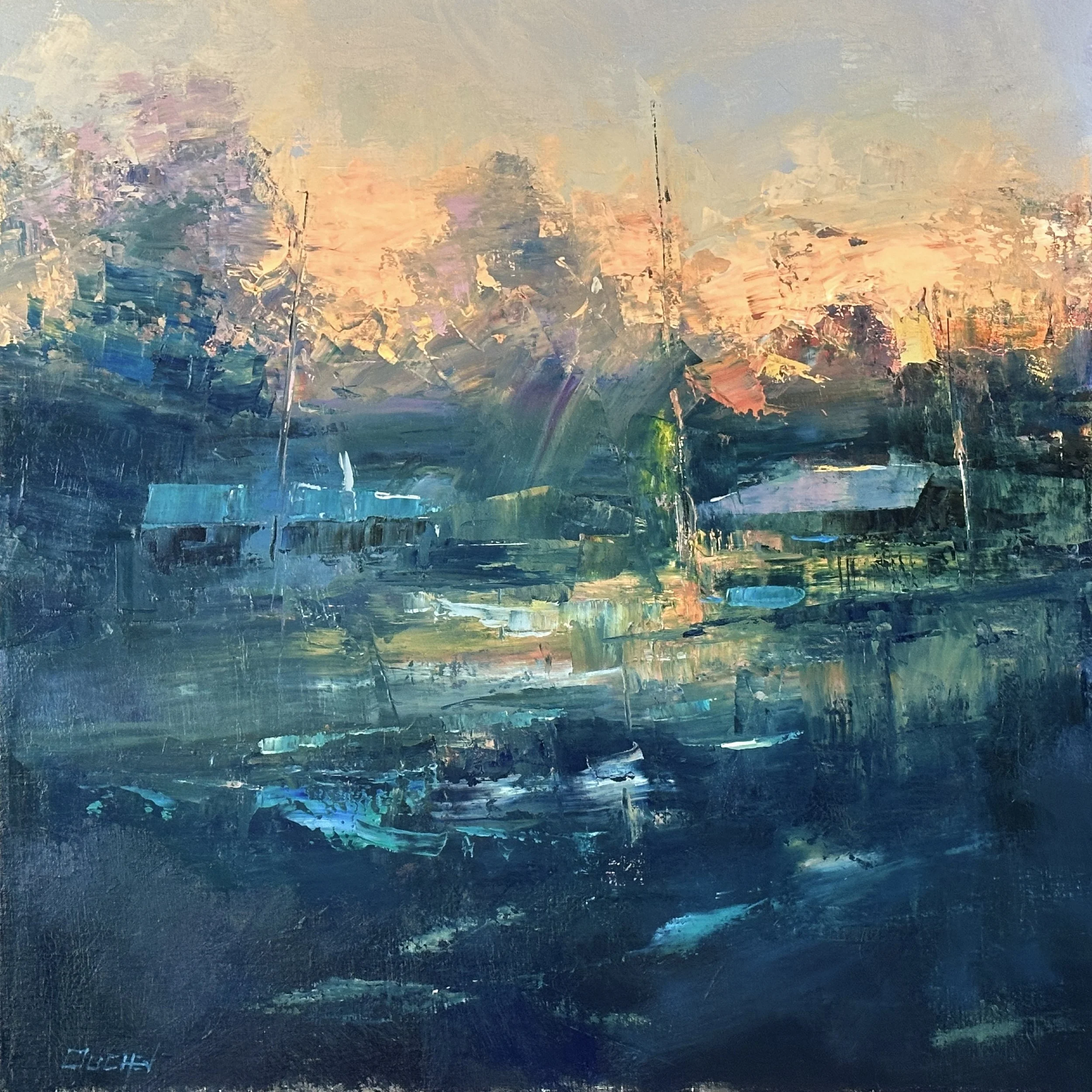The Drift of Time | Oil on Canvas | 22x22