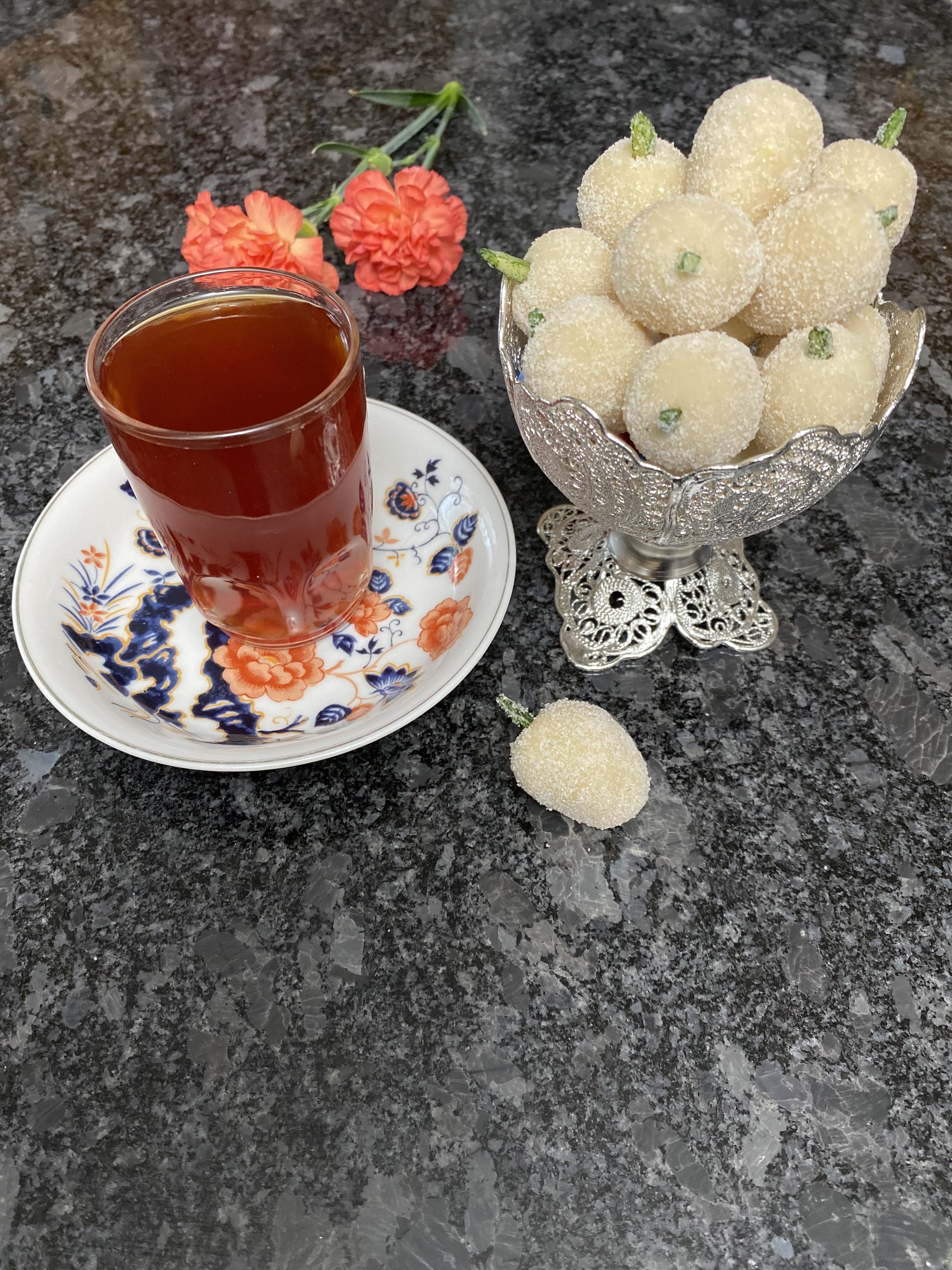 Persian Mulberry Marzipan Candy || Shirini Toot