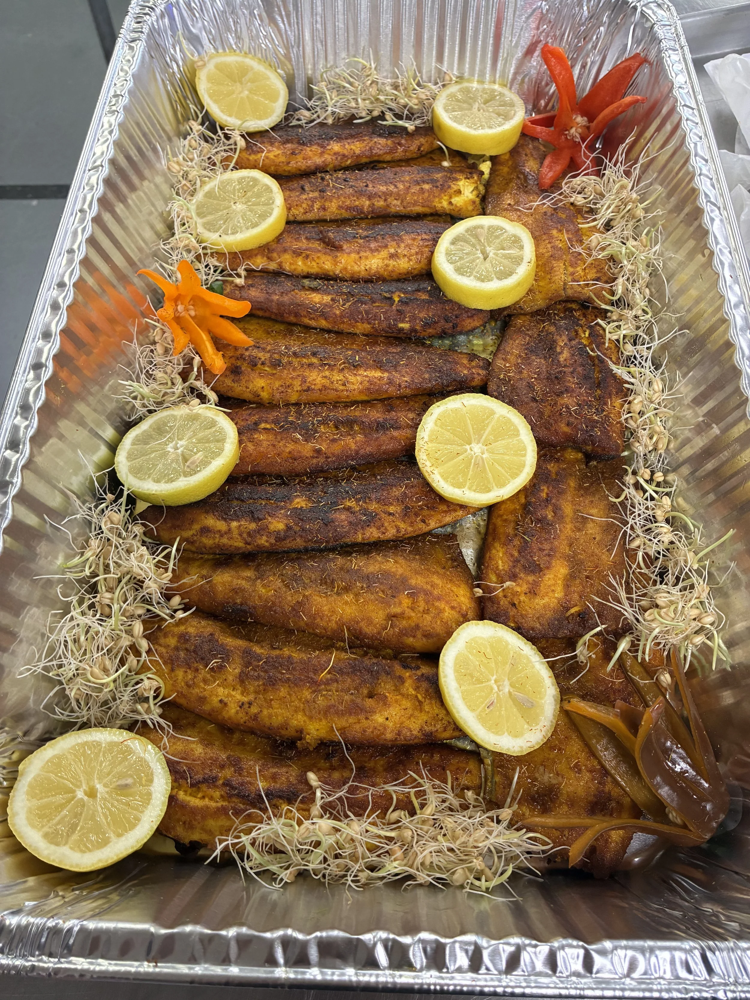 Sabzi Polo Ba Mahi (Persian Herb Rice with Fish)