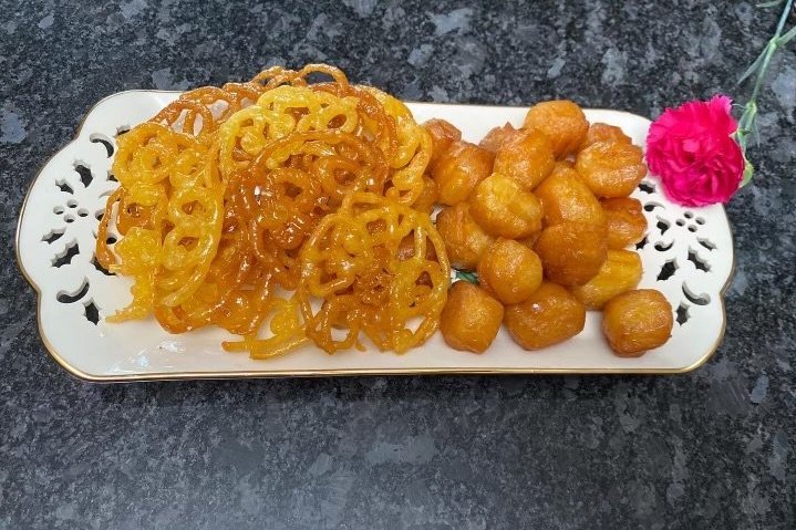 Rose Water Jalebi || Zoolbia Bamieh
