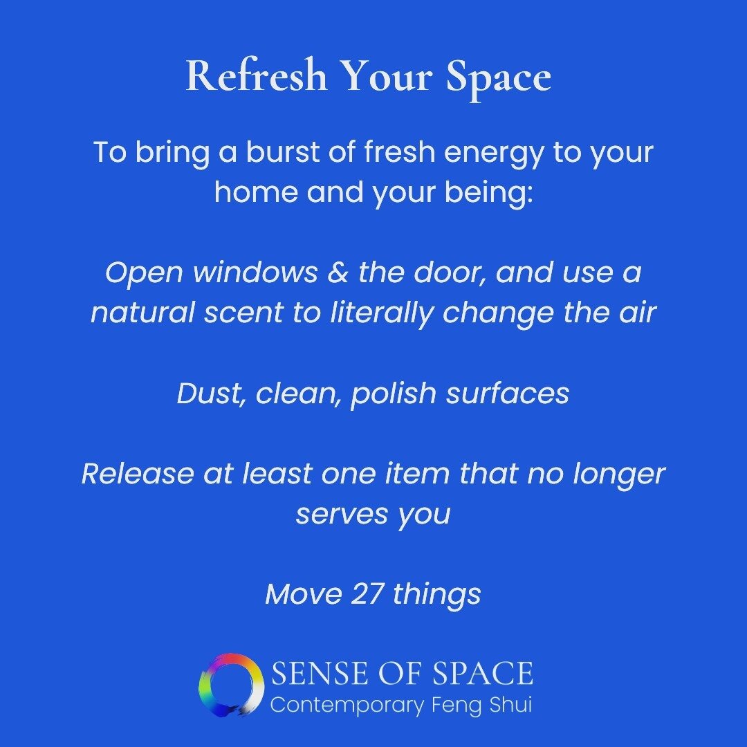 A client wrote to me today asking for a few hints on how to refresh her space after experiencing a disappointment, and I thought this is a great topic for us all to review.

Feng Shui doesn&rsquo;t make you completely immune from unpleasantness but i
