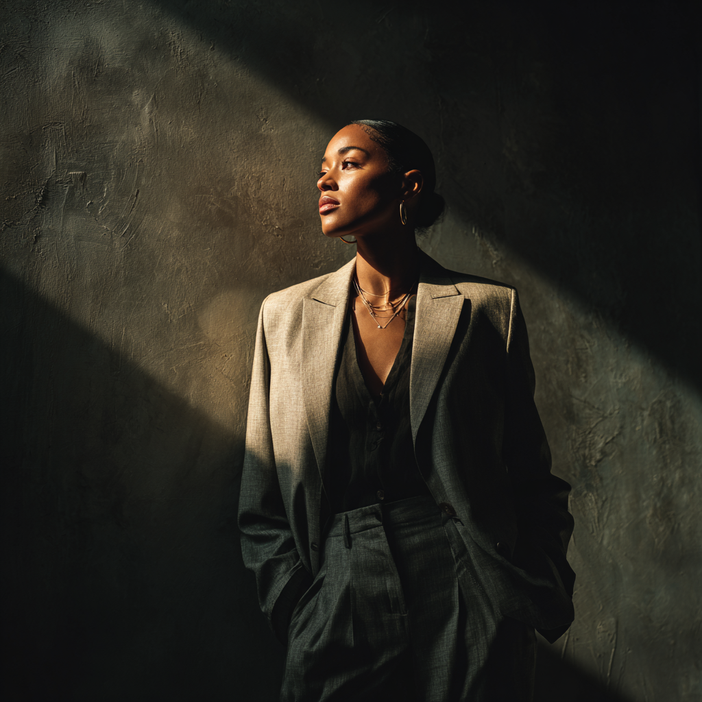 dieztipa_a_black_young_woman_in_a_business_suit_standing_alon_e2fad901-2630-4600-aa67-baed18ebe5c7_1.png
