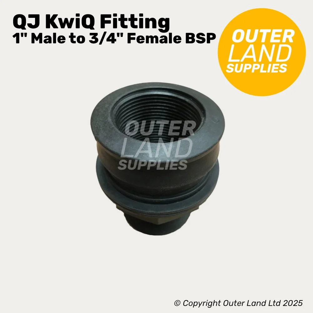 KwiQ Fitting 1" to 3/4" Female Thread
