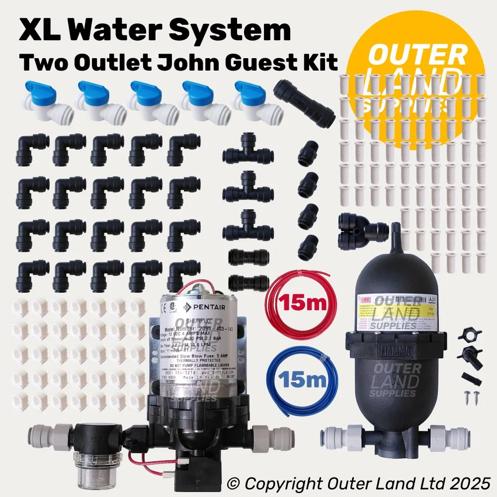 XL Bundle - 12V Water Pump & John Guest Plumbing Kit