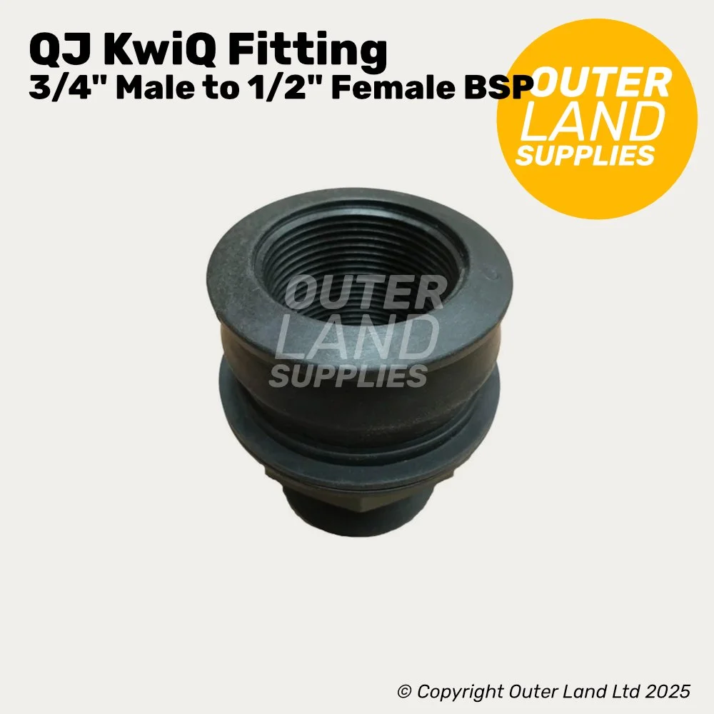KwiQ Fitting 3/4" to 1/2" Female Thread