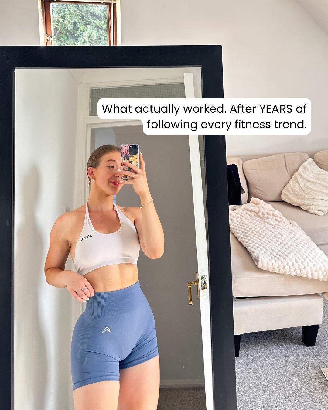 Tried and tested workout tips that ACTUALLY work for me (after years of trying everything!) 🙌🏻

My most recent focus has been on intuitive movement and I look and feel the best I ever have done ✨

I would love to know what&rsquo;s worked (and what 