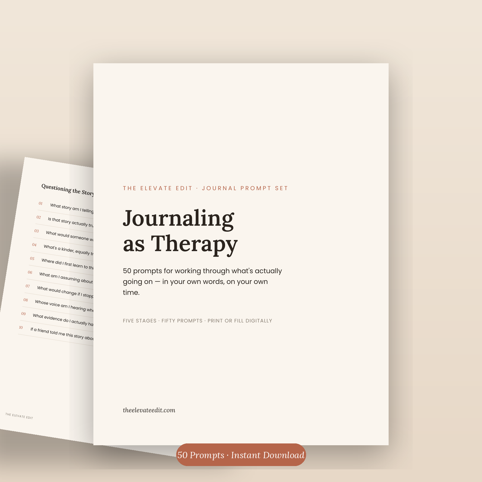 Journaling As Therapy: 50 Prompts to Actually Get It Out