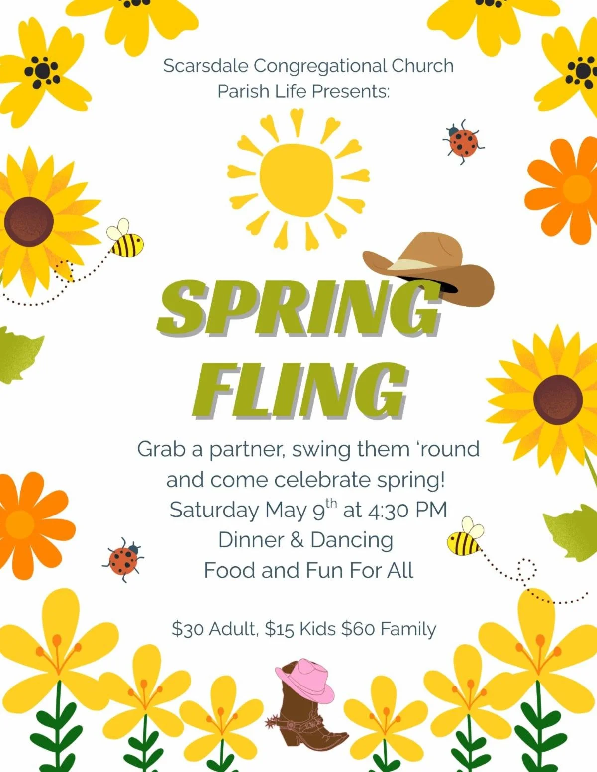 Spring Fling May 9th!