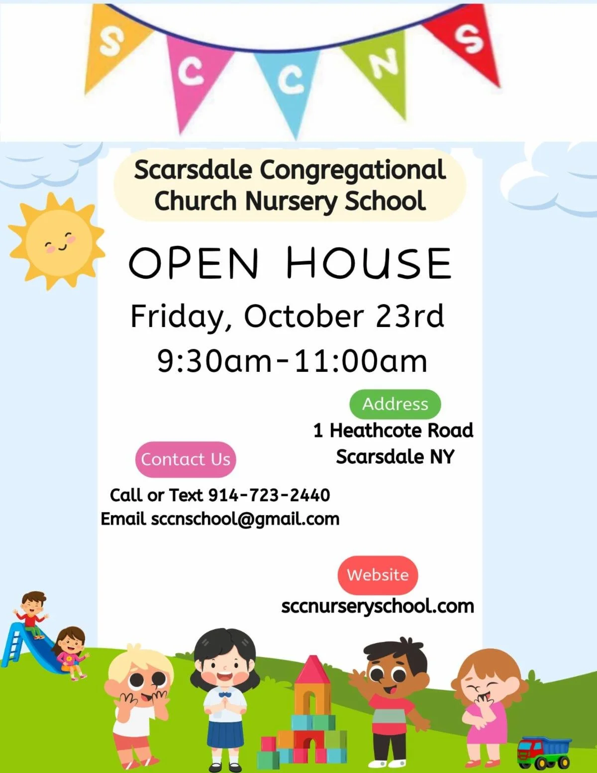 SCC Nursery School Open House