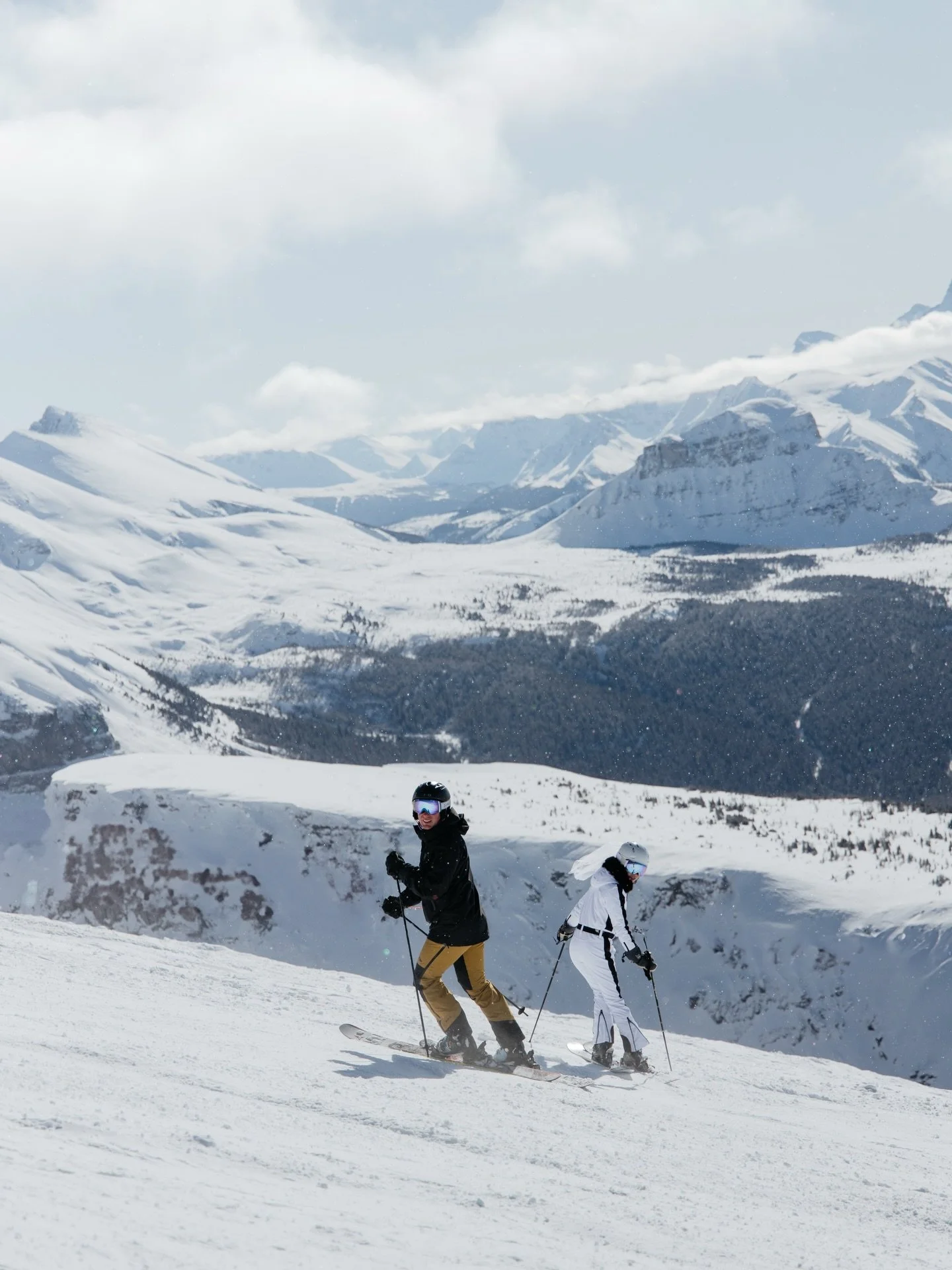 POV: you go for a little ski session after your wedding