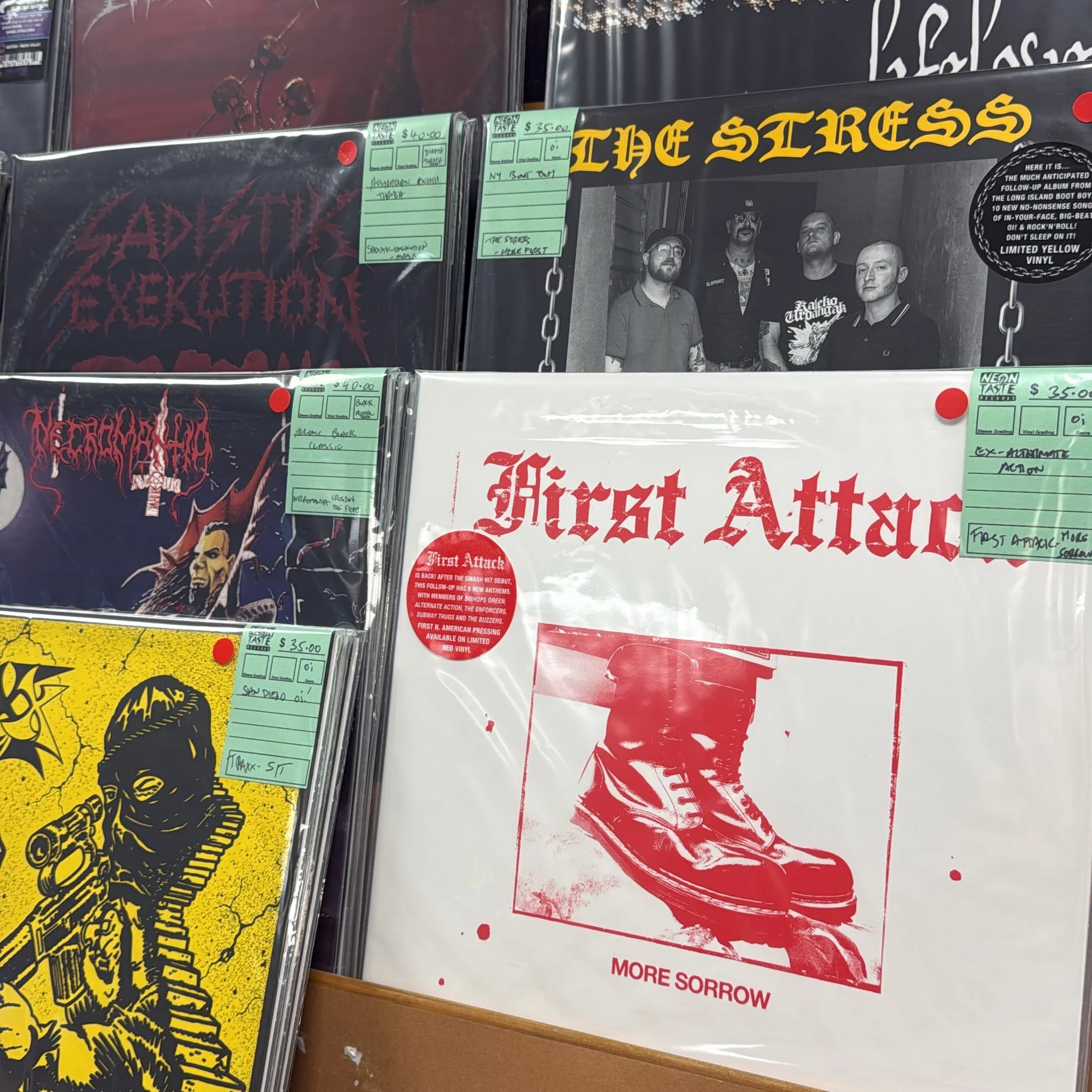 @first_attack_oi new 12&rdquo; from @longshot_music is on the shelf. A bit more minor-key than a lot of other contemporary Oi and certainly less hardcore than much of the current crop. Still, this mid-paced LP hits the spot just like the rest of Greg