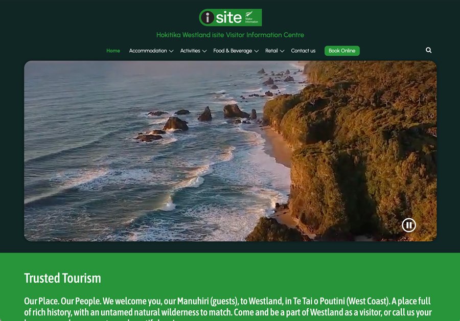 Hokitika Westland isite Visitor Information