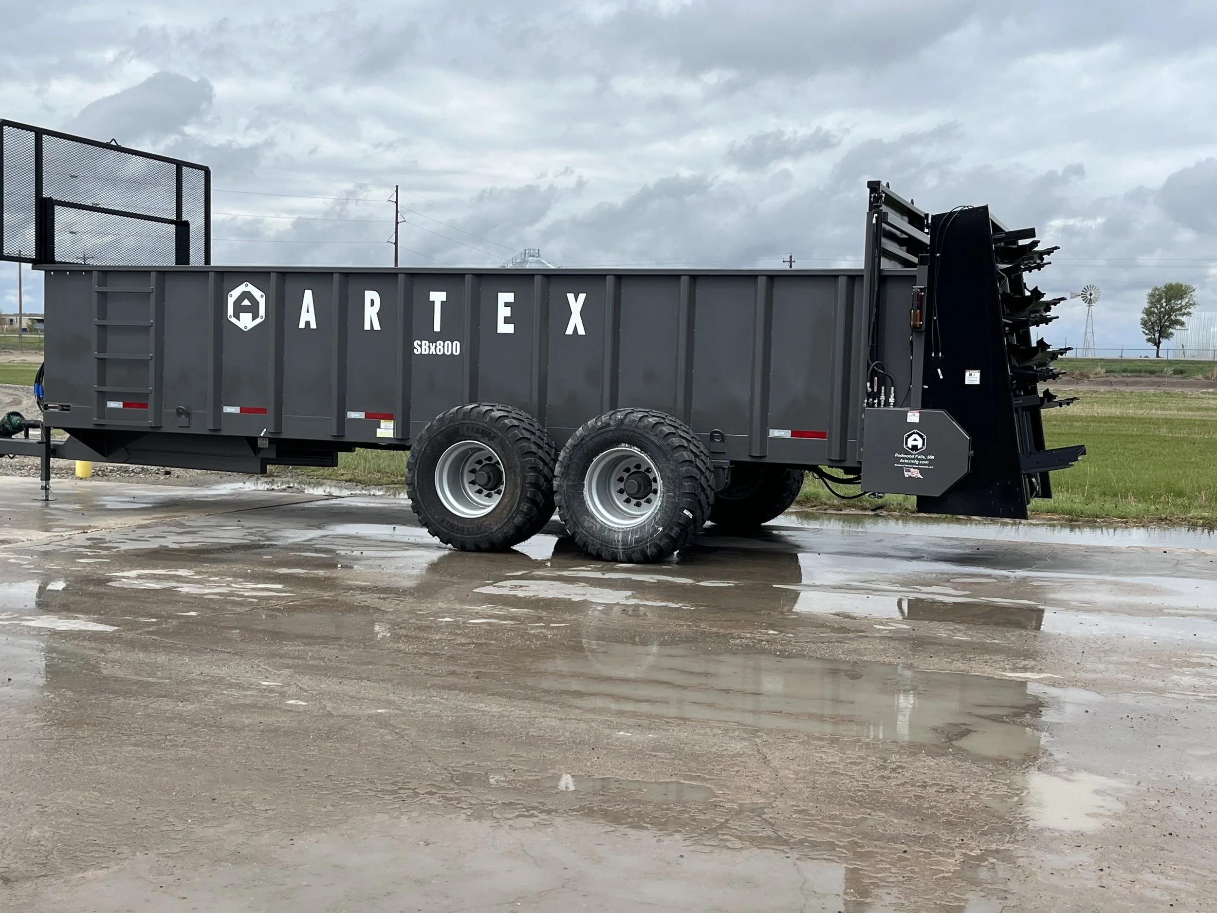 #2159 Artex SBX 800 Manure Spreader