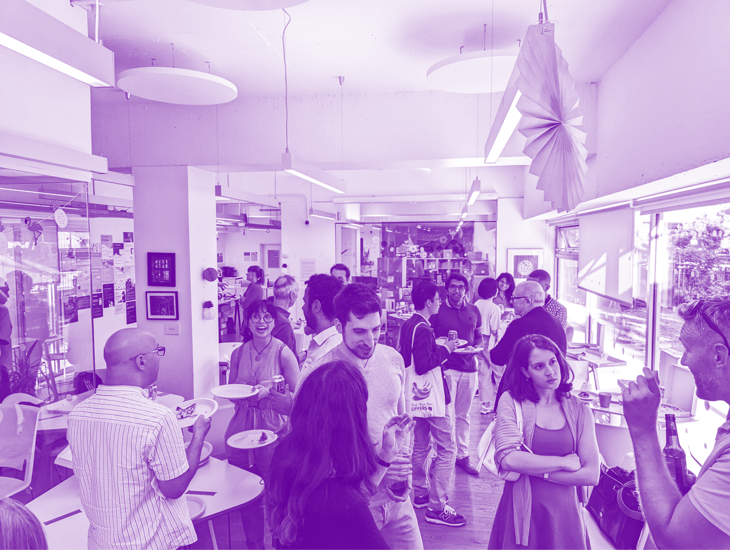 Community members at health foundry