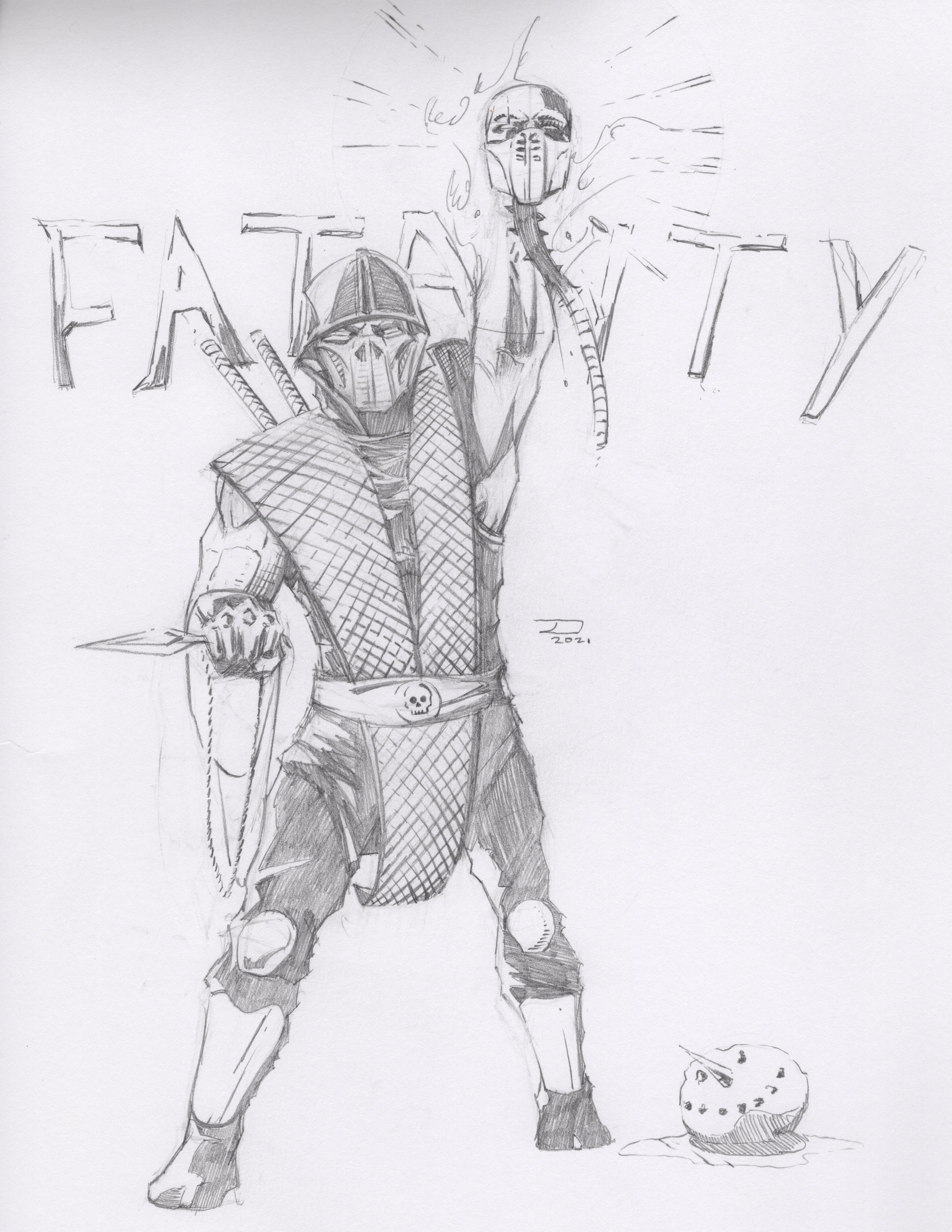 Scorpion Sketch (2021)