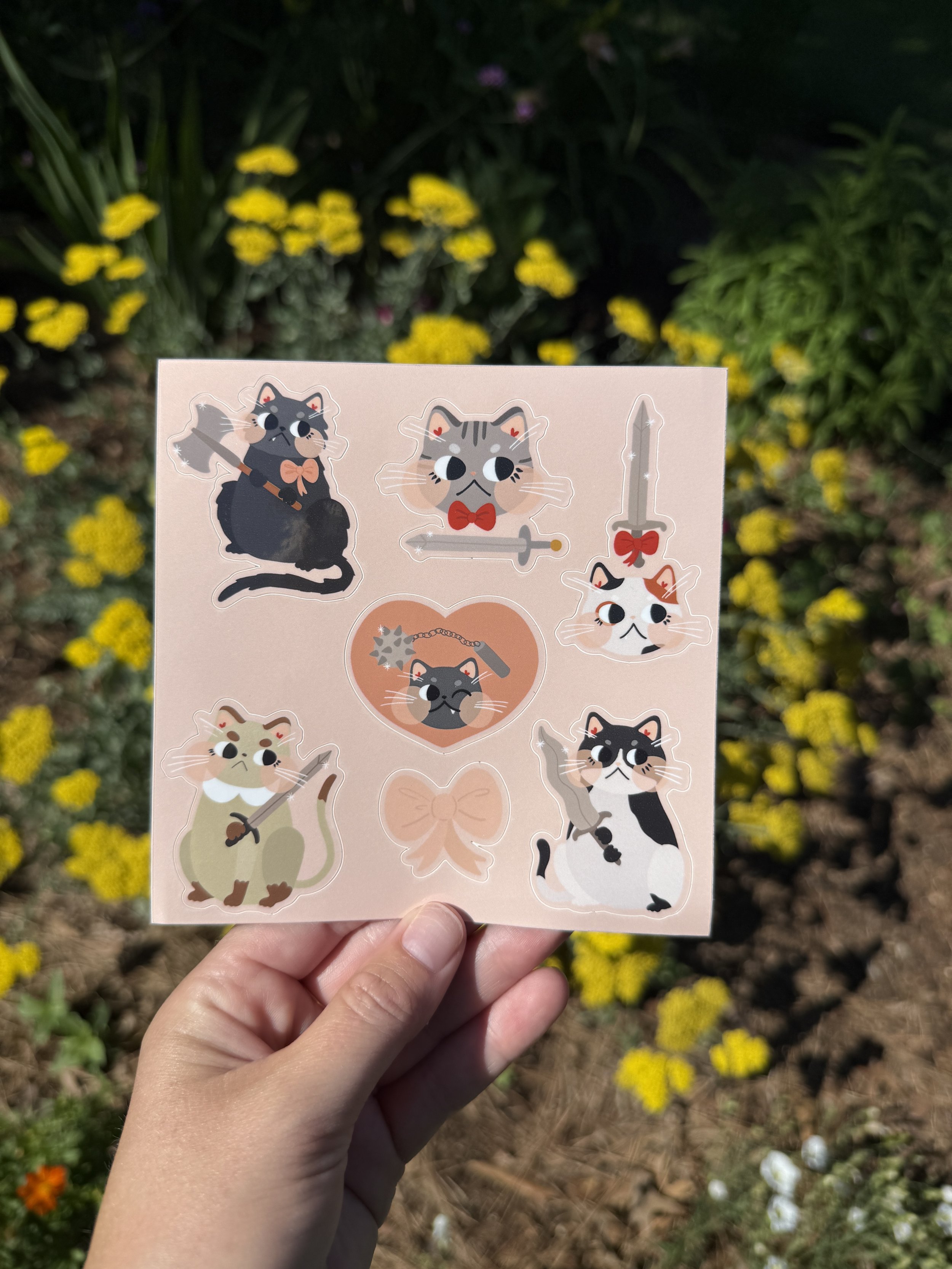 Feline Rage Sticker Sheet