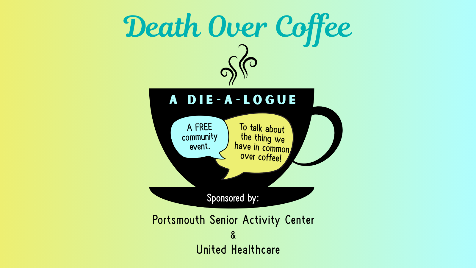 Death Over Coffee (OCT 8th) Portsmouth, NH