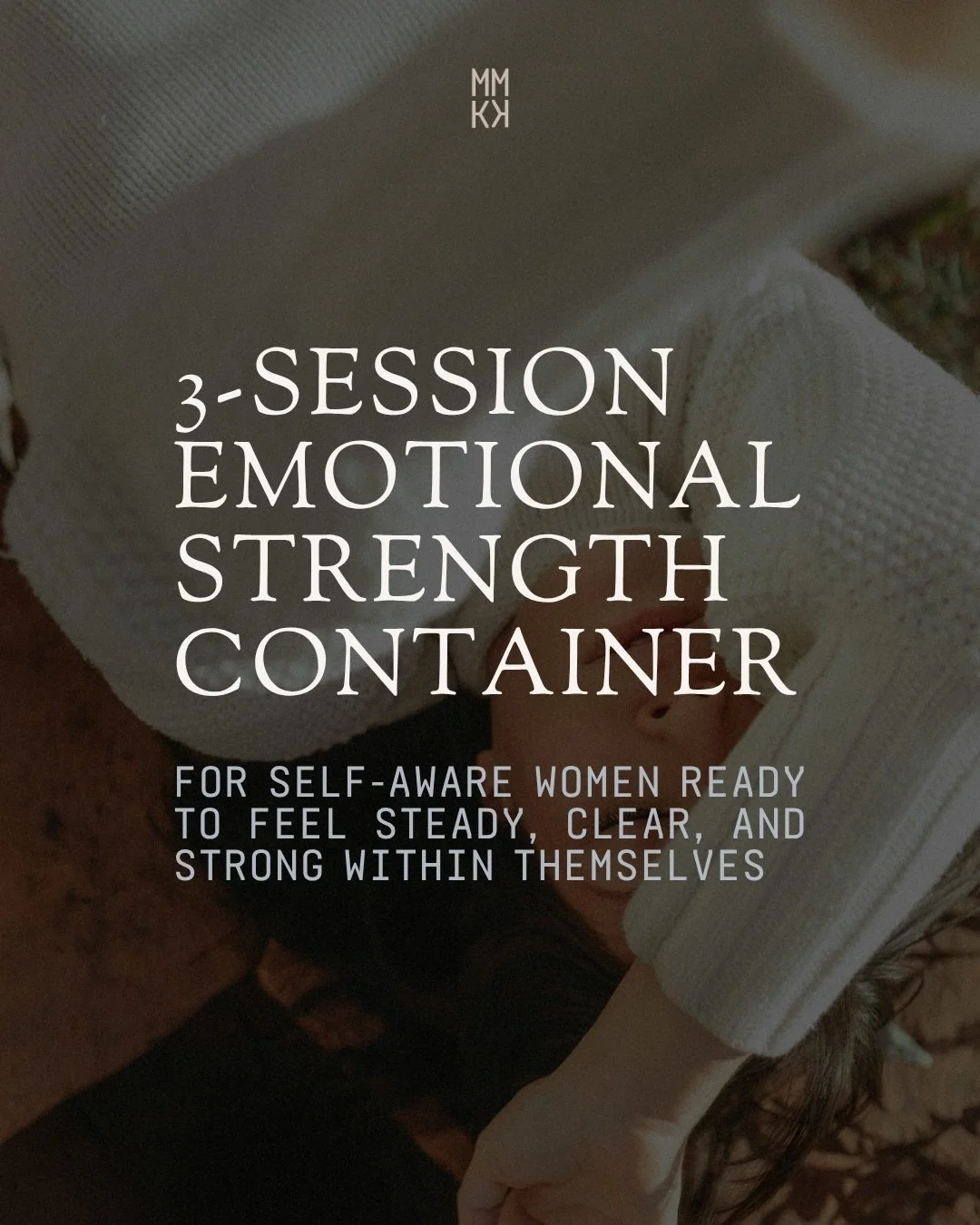 Real emotional strength doesn&rsquo;t come from insight alone. It&rsquo;s what happens when your system is deeply supported.⁠
⁠
The 3-Session Emotional Strength Container for self-aware women ready to feel steady, calm, and resilient.⁠
⁠
Designed to 