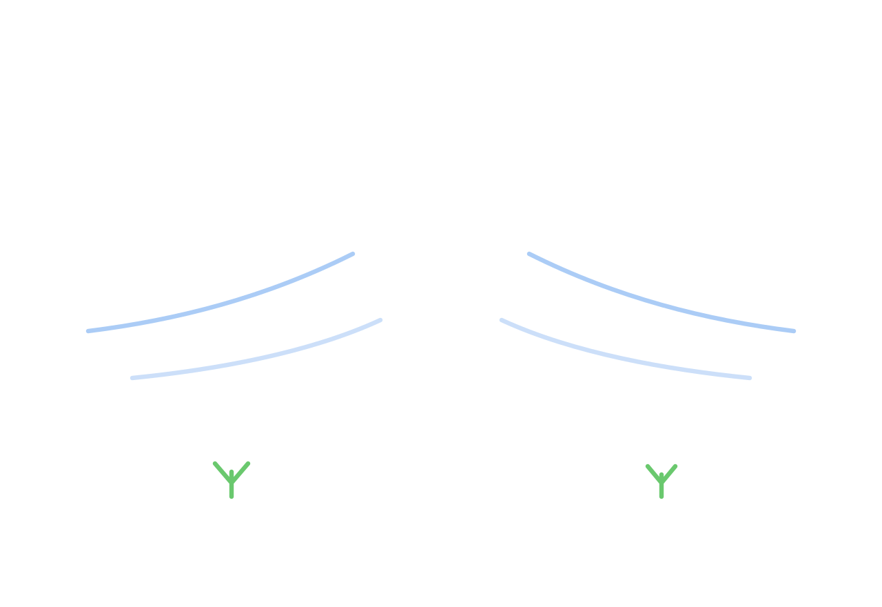 Graphic icon depicting a powerline pole with blue lines and green vegetation underneath.