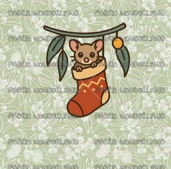 Jingle Bells Possum - Olive