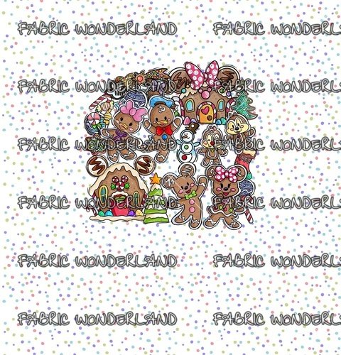 Gingerbread Christmas Panel