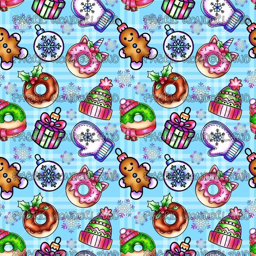 Cheeky Christmas Deco - Blue