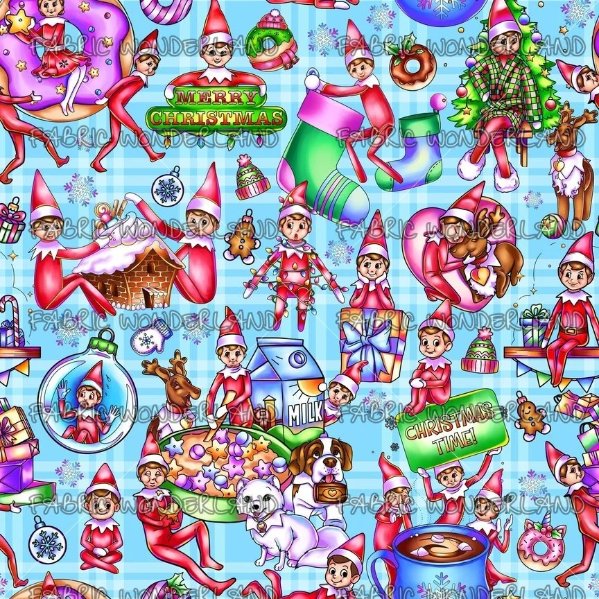 Cheeky Christmas - Blue