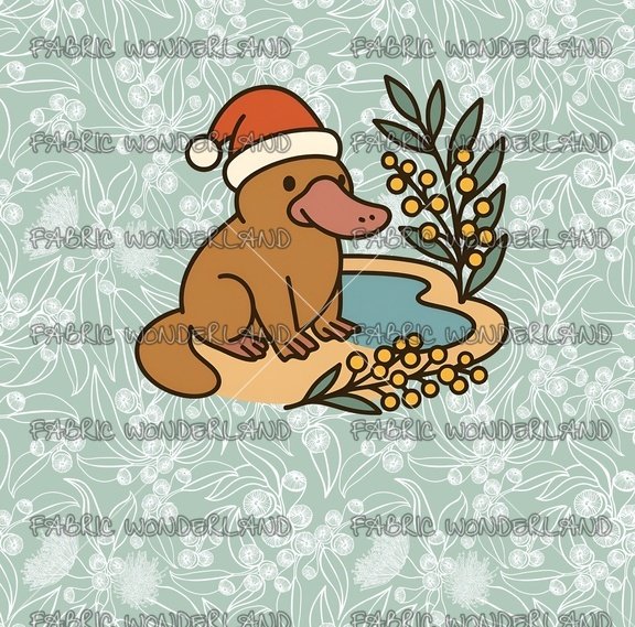 Jingle Bells Platypus - Sage
