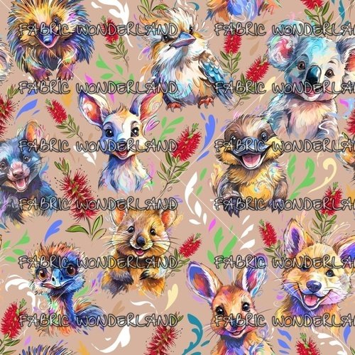 Aussie Animals - Brown